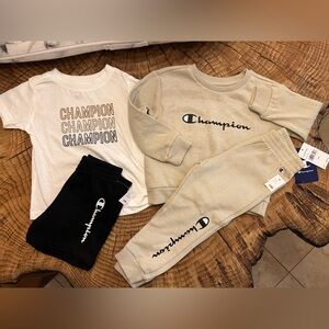 ‼️NWT: Champion 4 Piece Baby Boy Set - 24 M